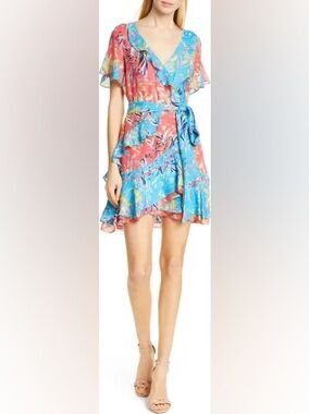 Tanya Taylor Silk Floral Dress